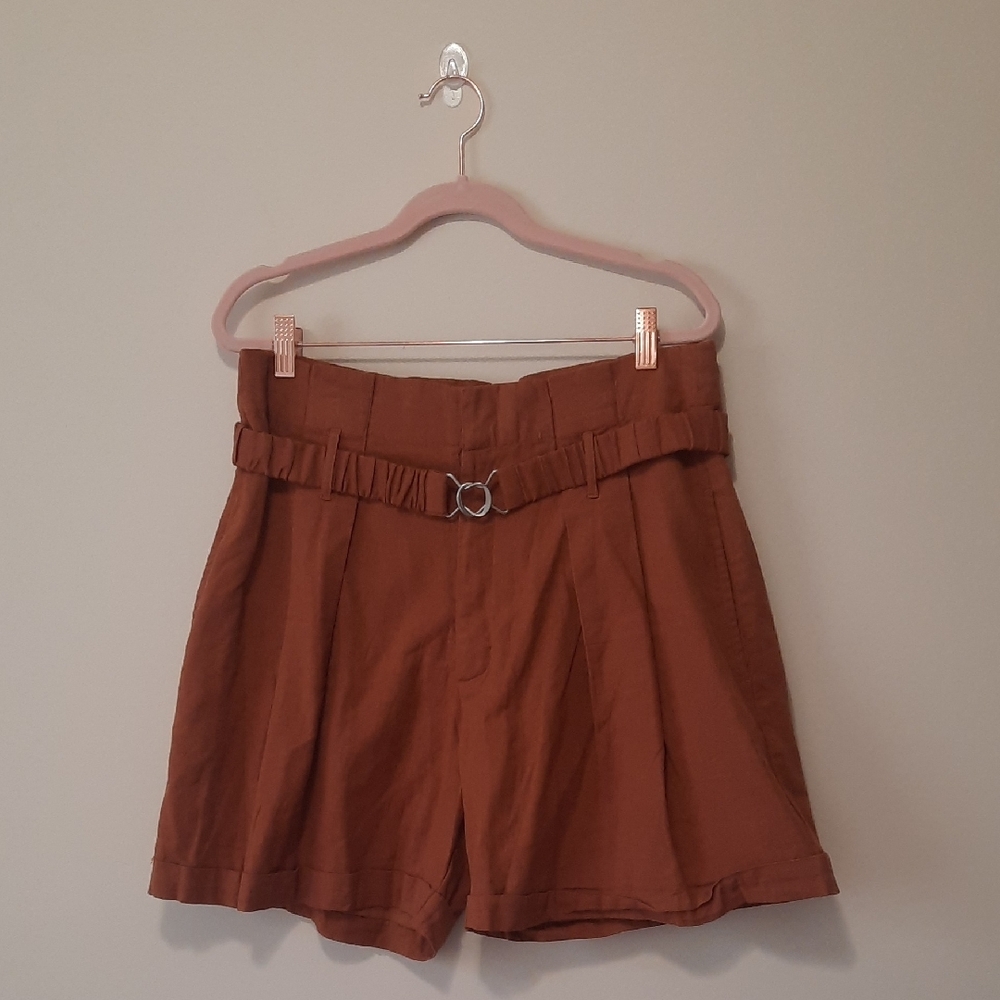 Project Eve Brown High Waist Shorts